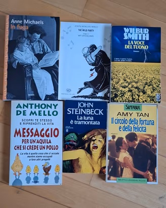 Lotto 6 libri generi vari