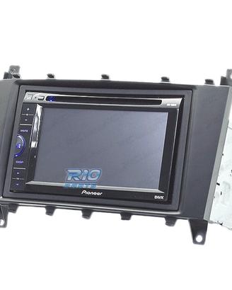 CORNICE NERA AUTORADIO 2-DIN MERCEDES CLASSE-C W20