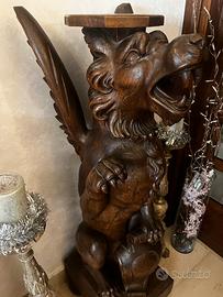 Scultura in legno del XIX secolo, pezzo unico