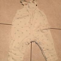 Salopette Kiabi cotone stampa floreale