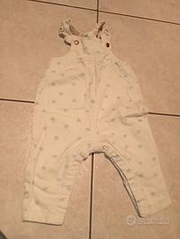 Salopette Kiabi cotone stampa floreale