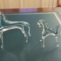 Cavalli in vetro di murano 
