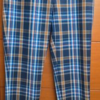 pantalone cotone  Donna Tartan Benetton - tg 42 