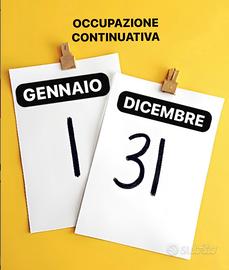 Occupazione CONTINUATIVA (mi sposto facilmente)