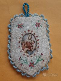 Scapolare Madonna con bambino vintage 