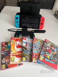 Nintendo Switch con 5 giochi