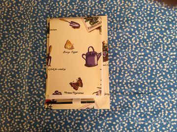 Block notes anni 80 con penna a tema Natura
