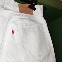 Jeans Levis Vintage color bianco
