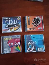 CD e DVD nuovi da masterizzare