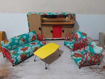 salottino giocattolo vintage 