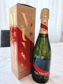 Bottiglia collezione G.H. MUMM Cordon Rouge 