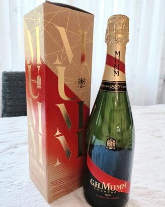 Bottiglia collezione G.H. MUMM Cordon Rouge 