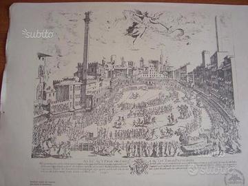 2 stampe Siena pinacoteca Piccolomini 1970