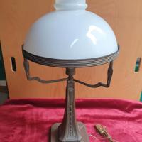 Lampada liberty da tavolo, originale primo '900
