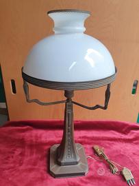Lampada liberty da tavolo, originale primo '900