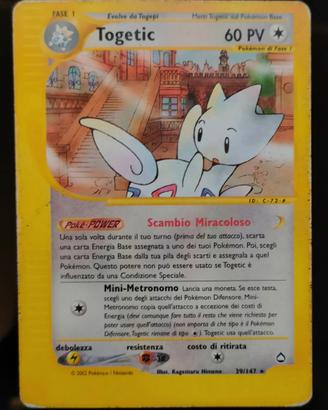 Pokemon Togetic 39/147 Aquapolis ITA