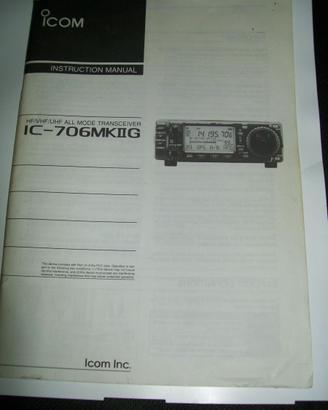 Vari Manuali Originali Inglese Icom,Yaesu,Aor