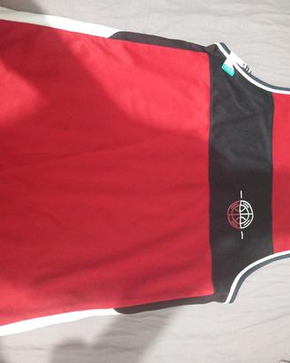 kipsta- maglia basket senza maniche reversibile