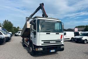 IVECO EUROCARGO 100E18 GRU HIAB + RIBALTABILE