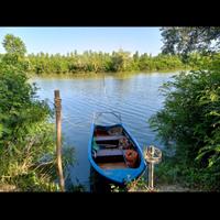 barca  a fondo piatto da fiume 