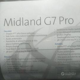 Coppia ricetrasmittenti  Midland G7 PRO