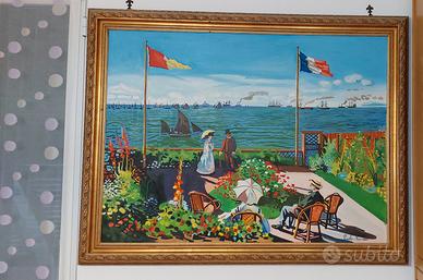 Olio su tela ,copia del quadro di Monet