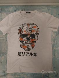 Maglietta t-shirt con teschio