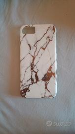 Cover iPhone SE 2022 marmo oro bianco