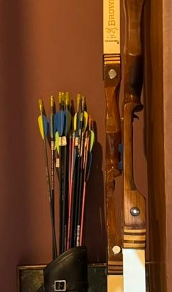 Lotto 2 archi Browning vintage + faretra+24frecce