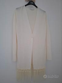 Cardigan donna con frange
