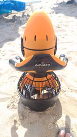 Aquascooter Azeda 24v 8ah 2velocità full set come