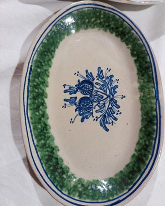 vassoio in ceramica di Caltagirone 