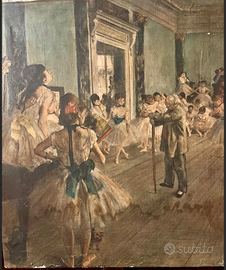 STUPENDOdipintoRIPRODUZIONE"LaCLASSEdiDANZA"DEGAS