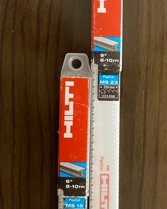 Lame Hilti NUOVE per seghetto frontale a gattuccio