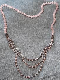 collana quarzo rosa 