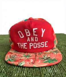 Cappellino Snapback "Obey and The Posse" - Stampa