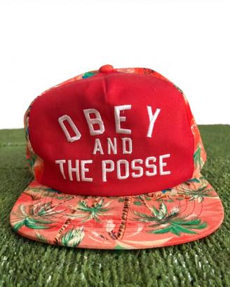 Cappellino Snapback "Obey and The Posse" - Stampa