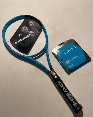 Head Boom MP + Luxilon Savage Blue