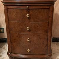 Comó a ribalta bombato e due comodini