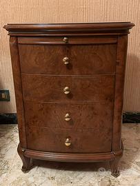 Comó a ribalta bombato e due comodini