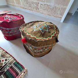 POUF ARABI FATTI A MANO