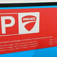 pannello parcheggio Ducati motogp