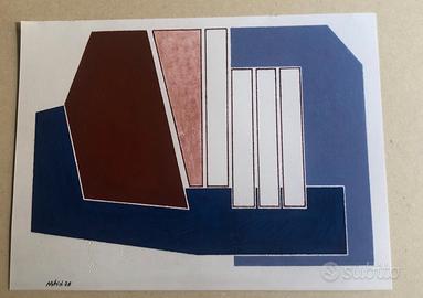 NATIVI GUALTIERO, SENZA TITOLO,TEMPERA