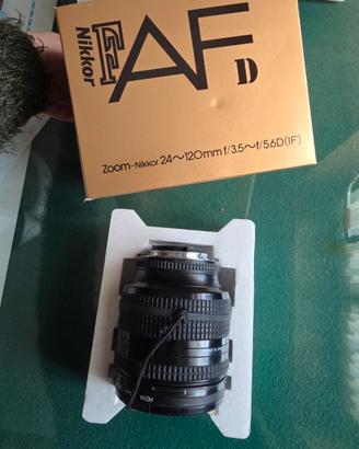 Nikon AF Zoom-Nikkor 24-120mm f/3.5-5.6D + scatola