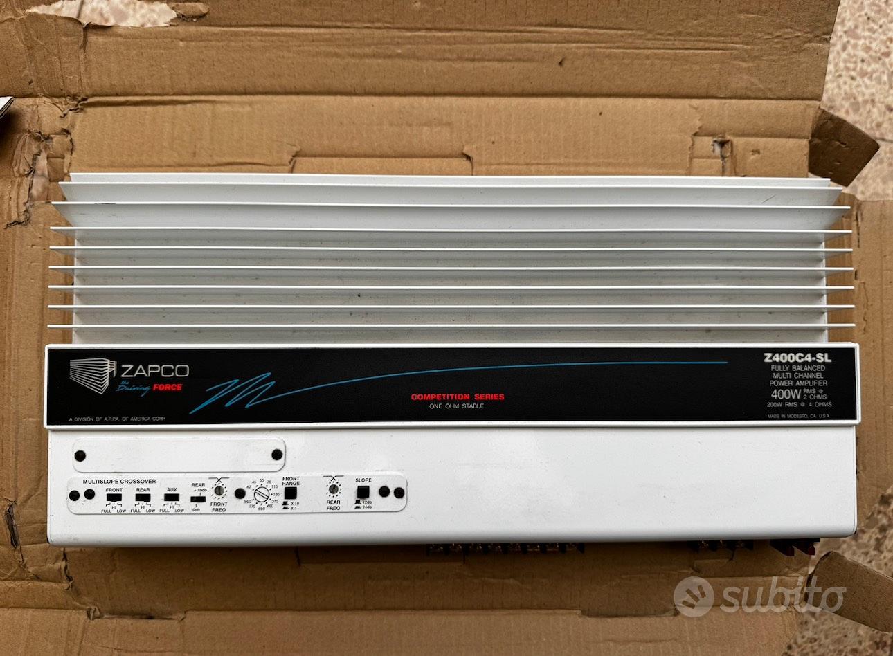 Amplificatore auto Zapco Z400C4-SL - Audio/Video In vendita a Sassari