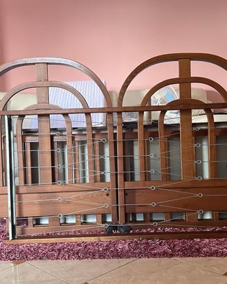Lettino Foppapedretti in Legno con ruote