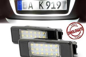 Plafoniere Luci Targa LED per PEUGEOT CANbus 6500K