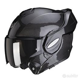 CASCO MODULARE SCORPION EXO TECH EVO CARBON LUCIDO