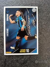 Box + Card I M 2STARS  PANINI INTER  MARTINEZ 