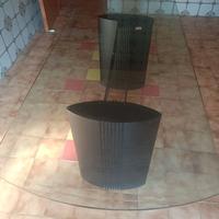 Tavolo Cristallo per Cucina Soggiorno Ufficio